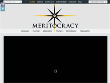 Tablet Screenshot of meritocracyparty.org